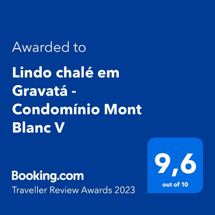 Lindo Chale Em Gravata - Condominio Mont Blanc V Exteriér fotografie